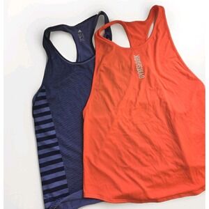 Gymshark Adidas Womens Large Shirt Women Tank Top Athletic Purple Orange